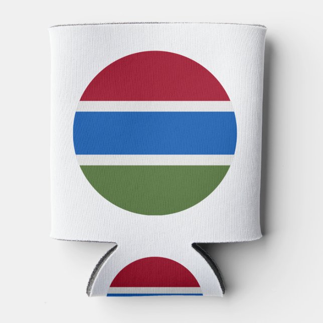 Enfriador De Latas Gambia Flag (Anverso)