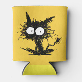 Enfriador De Latas Gatito negro sin kempt Gabi