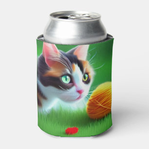Enfriador De Latas Gato artístico