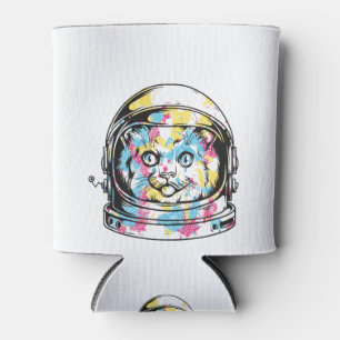 Enfriador De Latas Gato astronauta lindo