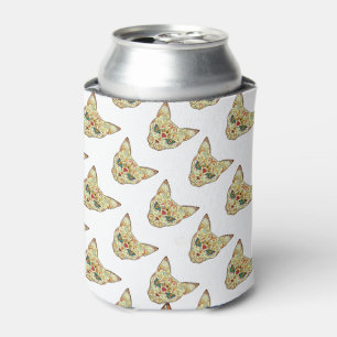 Enfriador De Latas Gato de cráneo de azúcar - Diseño de tatuaje