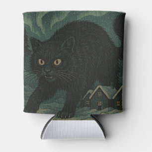 Enfriador De Latas gato de Yule de Navidad islandés