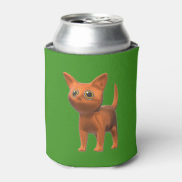 Enfriador De Latas Gato Naranja