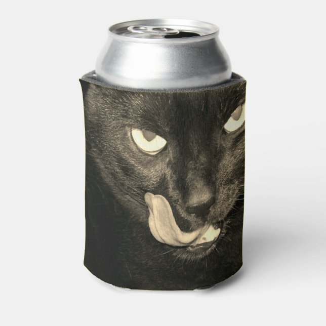 Enfriador De Latas Gato negro (Reverso de la lata)
