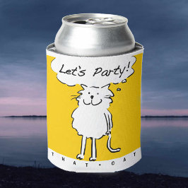 Enfriador De Latas ¡Gato quiere tener un fiesta!