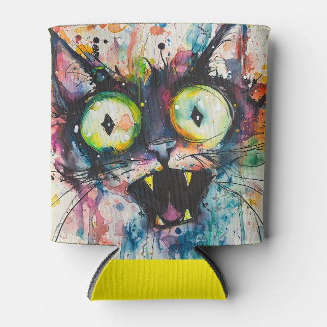 Enfriador De Latas Gato raro (Anverso)
