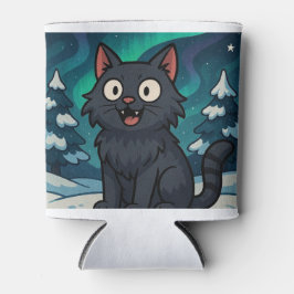 Enfriador De Latas Gato Yule islandés de Navidad