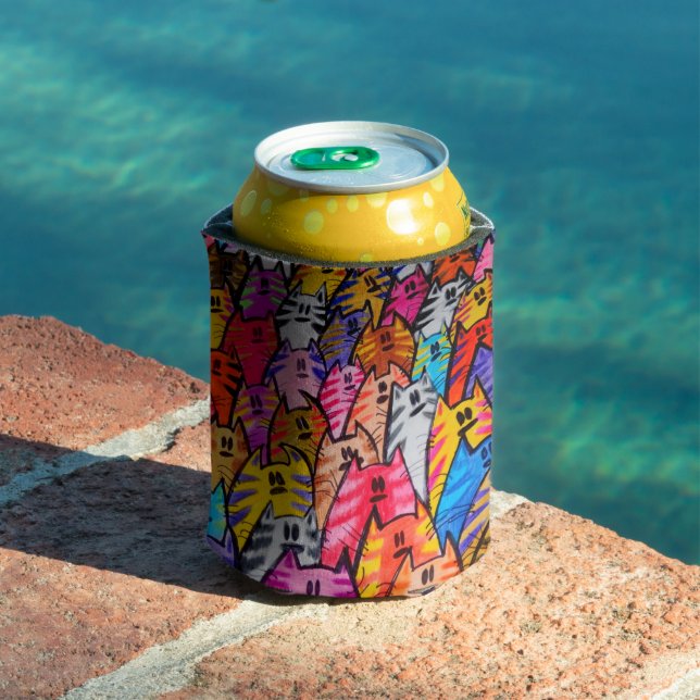 Enfriador De Latas Gatos 05 Refrigerador de bebidas (Piscina in situ)