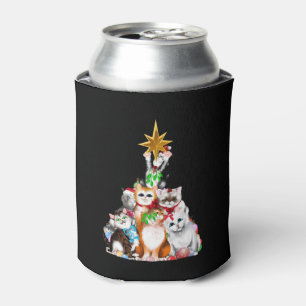 Enfriador De Latas gatos de árboles de navidad