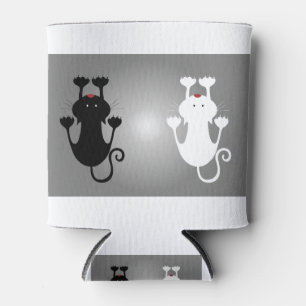 Enfriador De Latas Gatos Gatitos Gatitos Gatos Blancos Gatos De Gatos