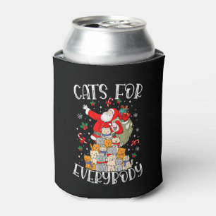Enfriador De Latas Gatos Para Todos Los Famosos Navidades Gato Gracio