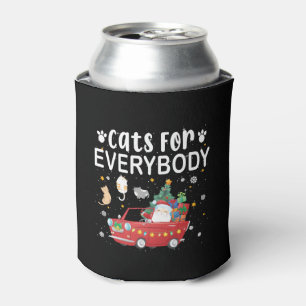 Enfriador De Latas Gatos Para Todos Navidades