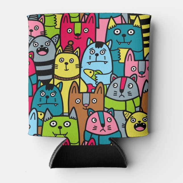 Enfriador De Latas Gatos y gatos (Anverso)