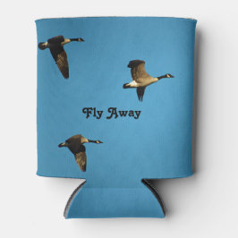 Enfriador De Latas Géanos canadienses en vuelo