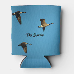 Enfriador De Latas Géanos canadienses en vuelo