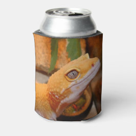 Enfriador De Latas Gecko de leopardo amarillo