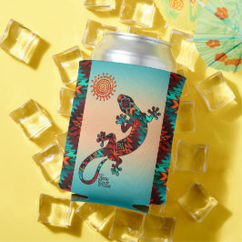 Enfriador De Latas Gecko Lizard Y Sun