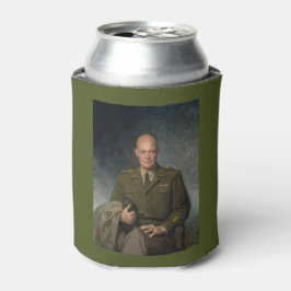 Enfriador De Latas General Dwight Eisenhower Retrato pintado de 5 est