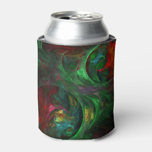 Enfriador De Latas Génesis Arte abstracto verde