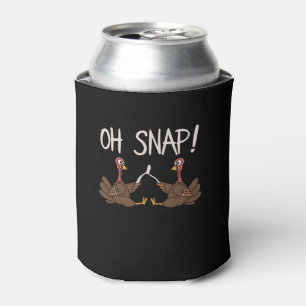 Enfriador De Latas ¡Genial Oh Snap! _ Pavo Divertido Con Espoleta Día