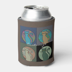 Enfriador De Latas Gente de gato multigatos sentado en Thunder_Cove