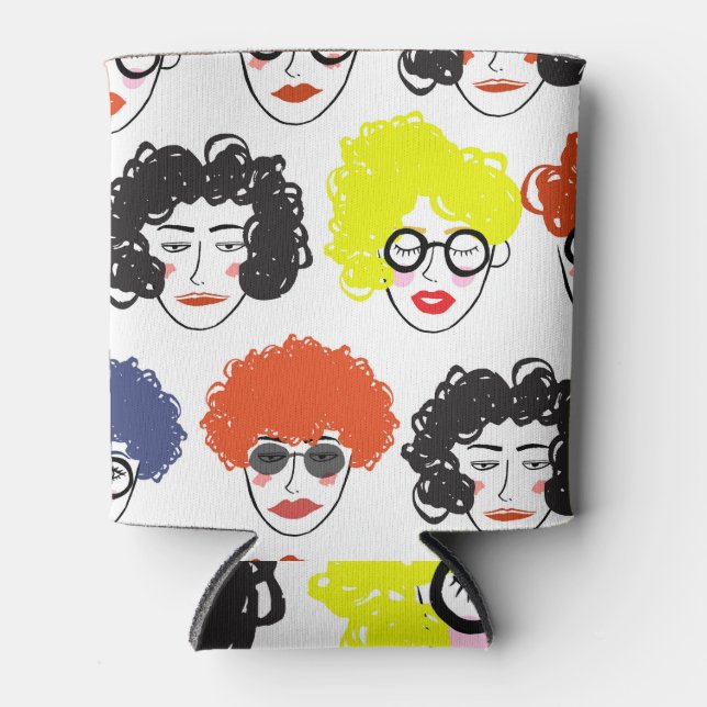 Enfriador De Latas Gente divertida: diseño impecable. (Anverso)