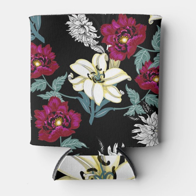 Enfriador De Latas Gentle Tropical: acuarela de verano (Anverso)