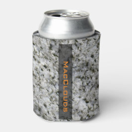 Enfriador De Latas Geología Textura de la roca de granito blanco con 