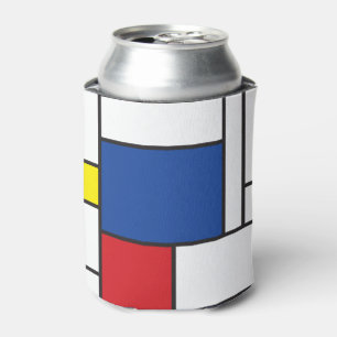 Enfriador De Latas Geometría Minimalista mondrina De Stijl Arte Moder