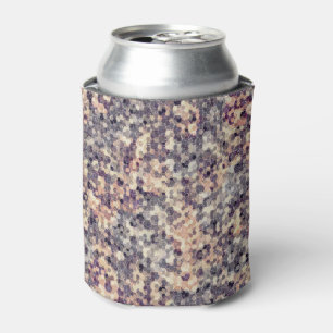 Enfriador De Latas Geométrico gris beige