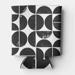 Enfriador De Latas geométrico minimalista: semicírculos escandinavos.