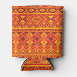 Enfriador De Latas Geométrico tribal de Boho, cosecha perfecta