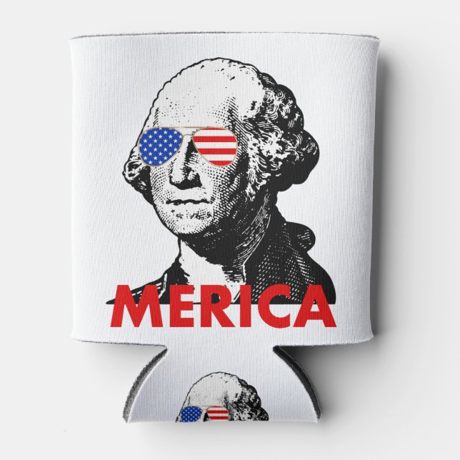 Enfriador De Latas george washington merica (Anverso)
