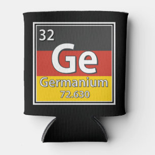 Enfriador De Latas Germanium - Bandera alemana Ciencia alemana