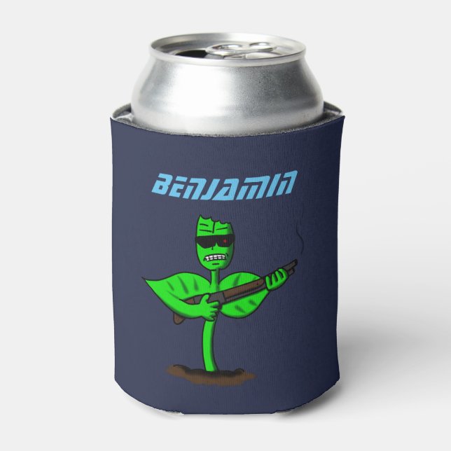 Enfriador De Latas Germinator cyborg personalizado divertido (Lata Anverso)