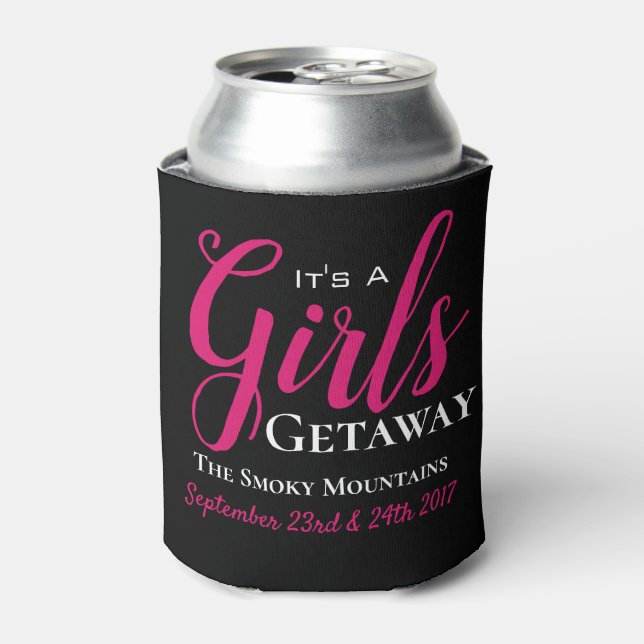 Enfriador De Latas Getaway, Chicas de moda (Lata Anverso)