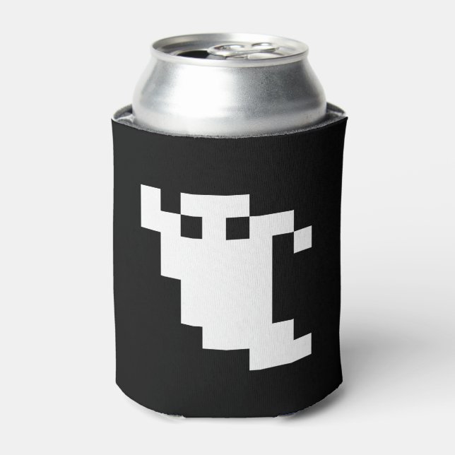 Enfriador De Latas Ghost de 8 bits de píxeles (Lata Anverso)