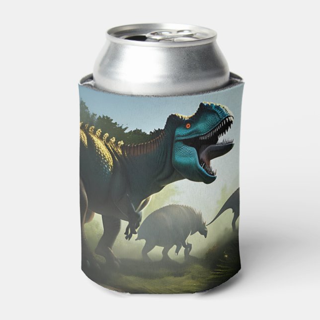 Enfriador De Latas Giganotosaurus Dinosaurios Prowling, Refrigerador  (Lata Anverso)