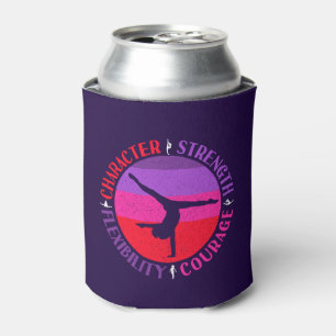 Enfriador De Latas Gimnasia de Niñas Fuerza de Carácter Coraje