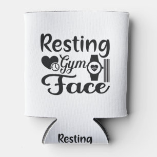 Enfriador De Latas Gimnasio De Descanso Face-Gym-Workout-Fitness-Funn