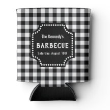 Gingham BQ Negro Y Blanco