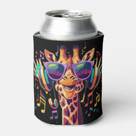 Enfriador De Latas Giraffe de Fiesta colorido de Guay con audífonos