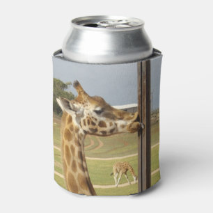 Enfriador De Latas Giraffe Pucker Up Kiss,