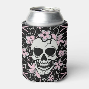 Enfriador De Latas Girly Vintage Skull