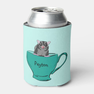 Enfriador De Latas Glider de azúcar personalizado en una taza verde