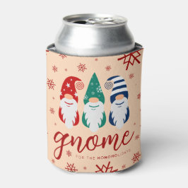 Enfriador De Latas Gnome de los Navidades de Hipótesis por los copos 