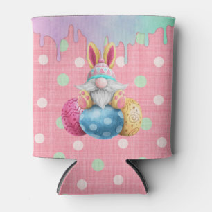 Enfriador De Latas Gnome de Pascua Polkadot Huevos Gigantes