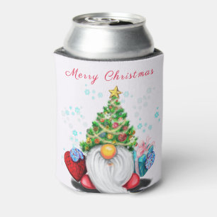 Enfriador De Latas Gnome Gorra de árbol de Navidad con Refrigerador d