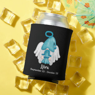 Enfriador De Latas Gnome Libra Astrología Rótulo Angel