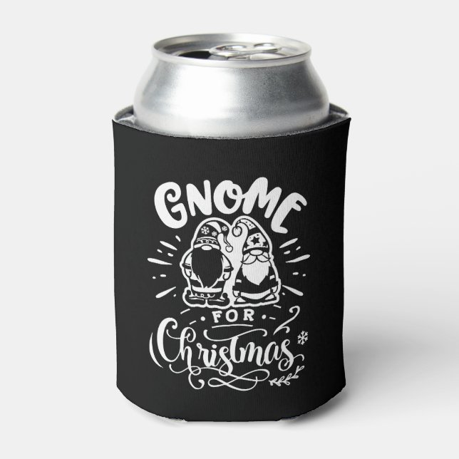 Enfriador De Latas Gnome para Navidades (Lata Anverso)